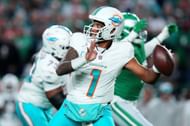 Tua Tagovailoa during Miami Dolphins v Philadelphia Eagles